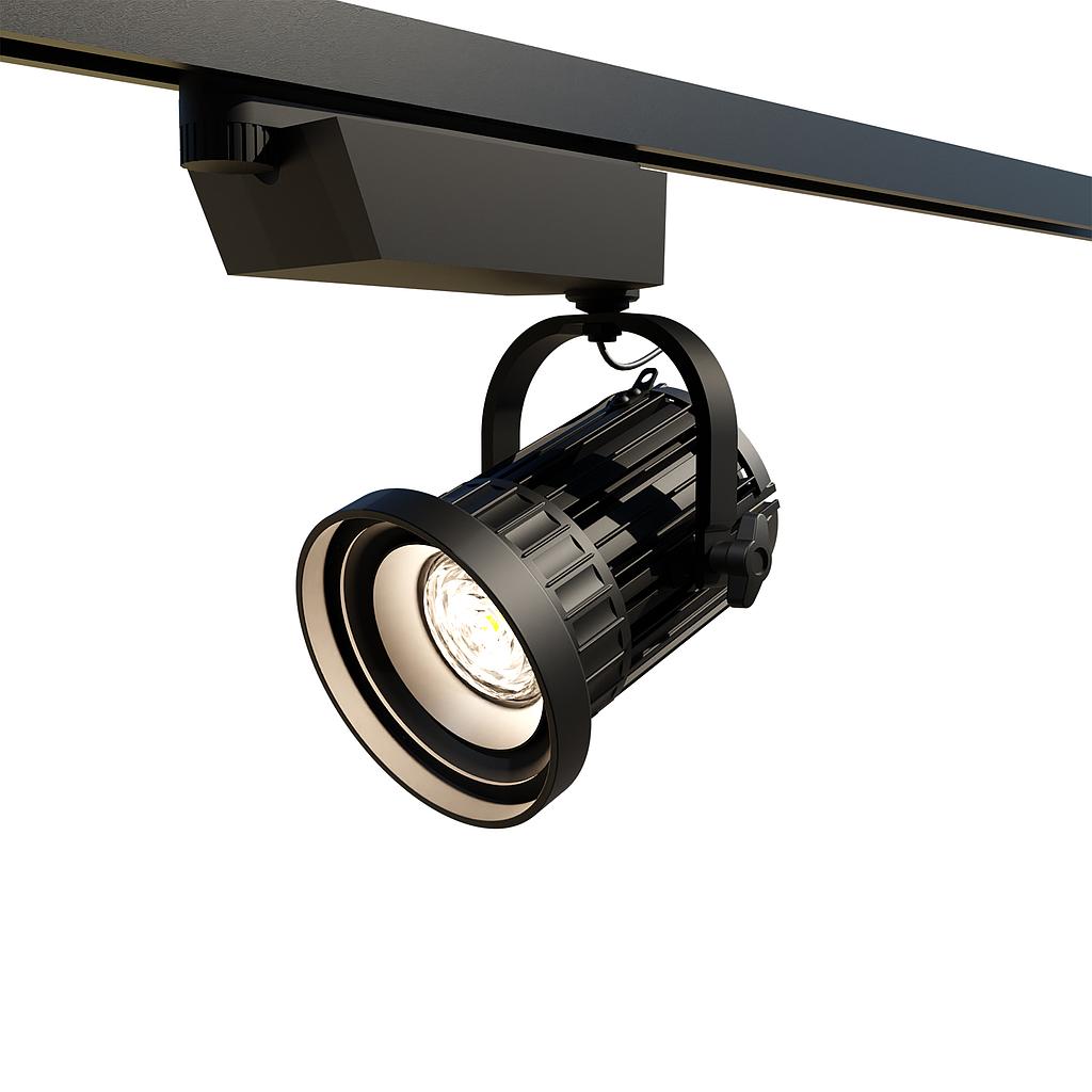 Compact Fresnel Light, Bi-Color, incl. Eutrac Track Mount and LED ...